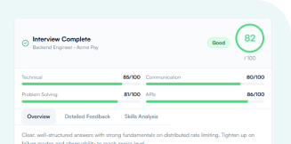 Analyze Results — product screenshot